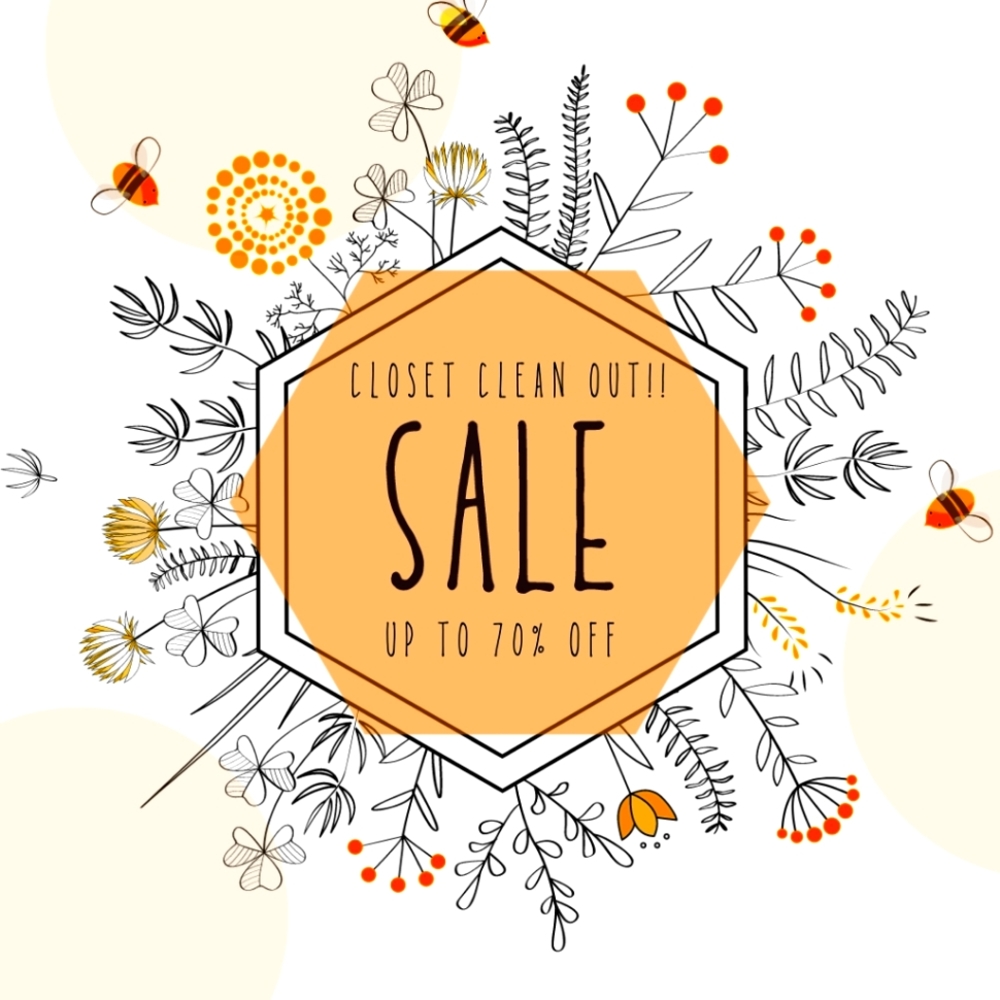 MOVING!! HUGE CLOSET CLEAN OUT SALE!! UP TO 70% OFF!!